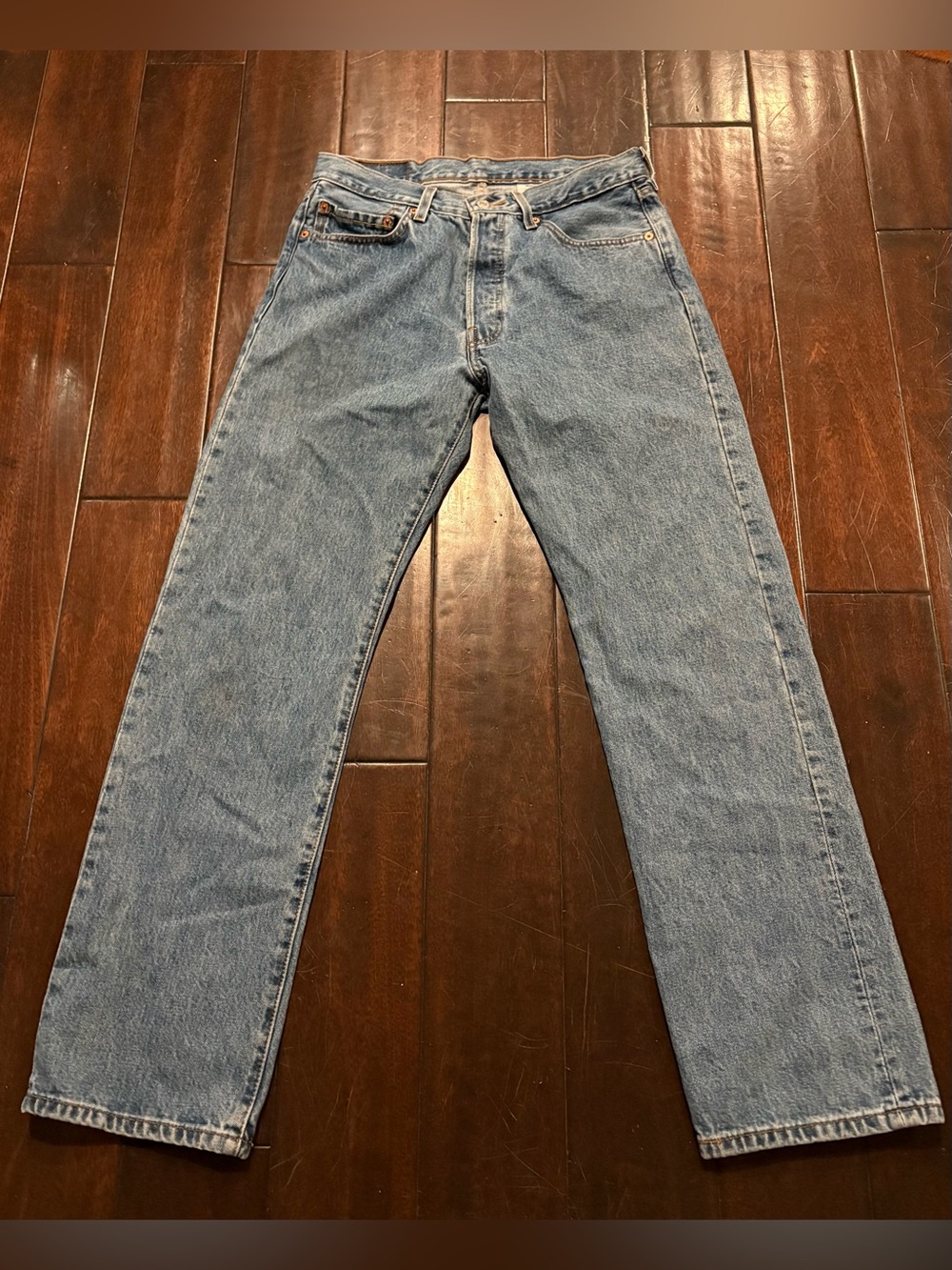 Levi's Women's Straight Leg Light Blue Jeans
